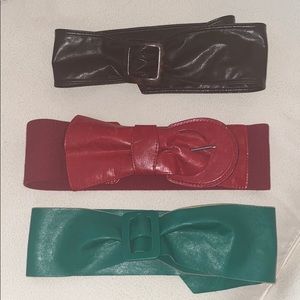 Bundle of 3 Waist Belts